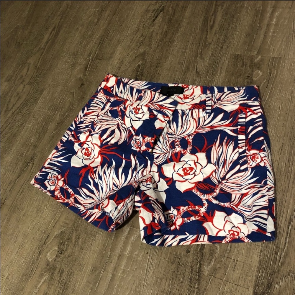 JCREW Cotton short in retro floral